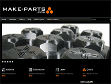 Tablet Screenshot of make-parts.com